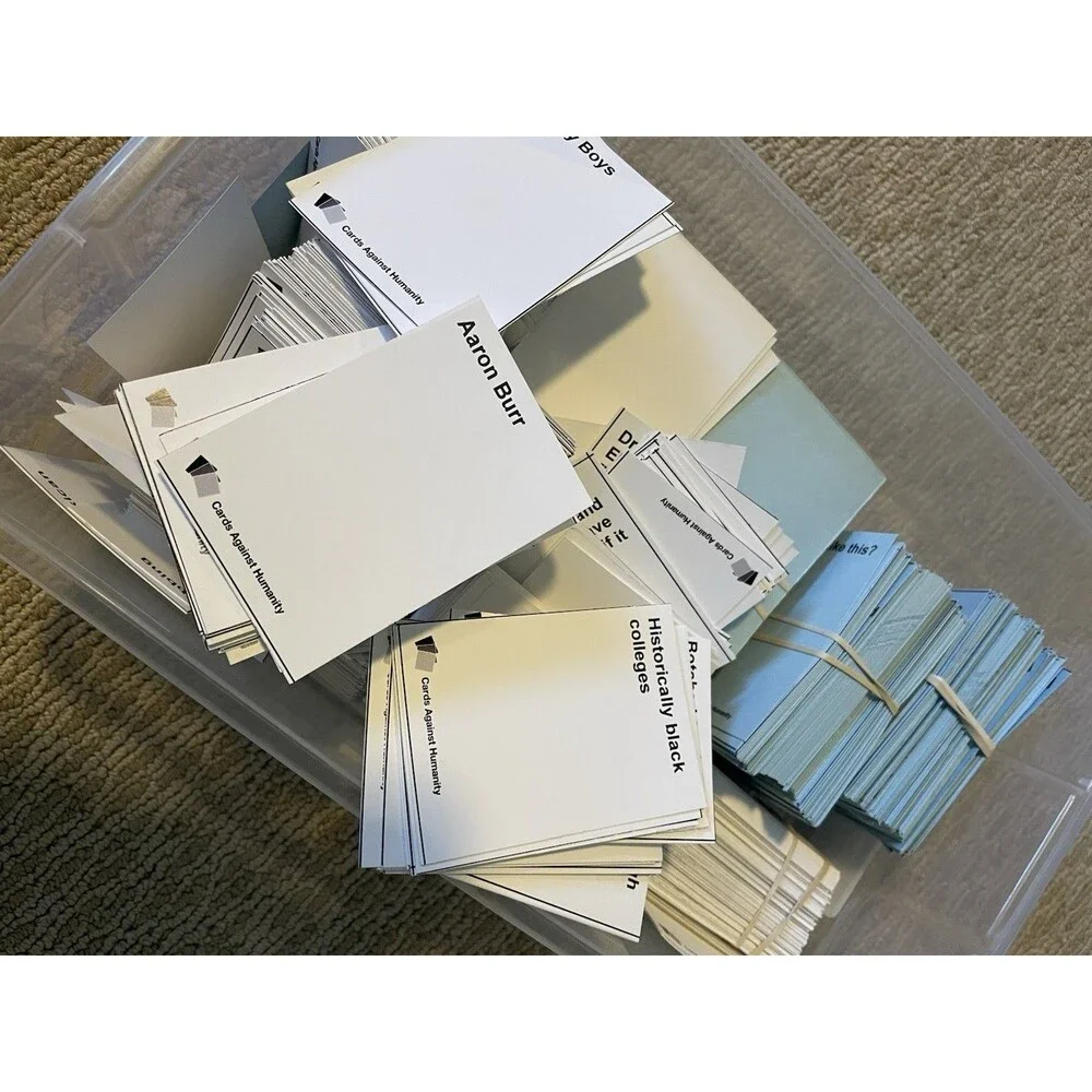Cards Against Humanities Card Game Expansion Packs Copies Box Lot Adult Game